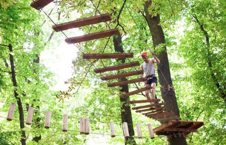 High ropes adventure park